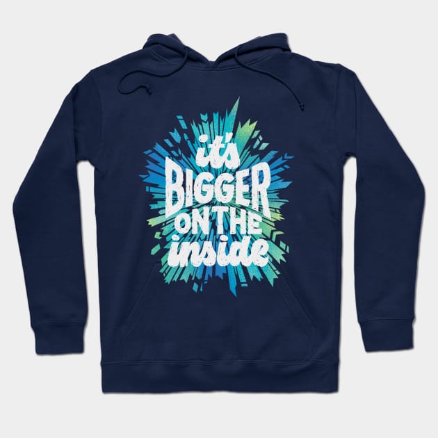 Bigger on the Inside Hoodie by polliadesign